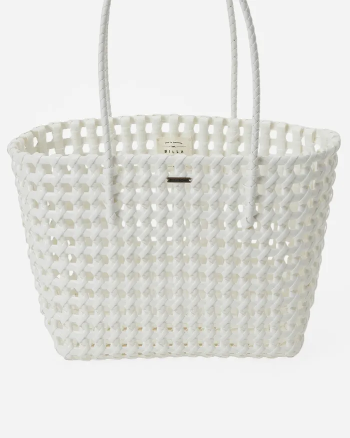 Billabong Bright Side Carry Tote Bag Salt Crystal Women Handbags and Totes Billabong Bright Side Carry Tote Bag Salt Crystal Women Handbags and Totes