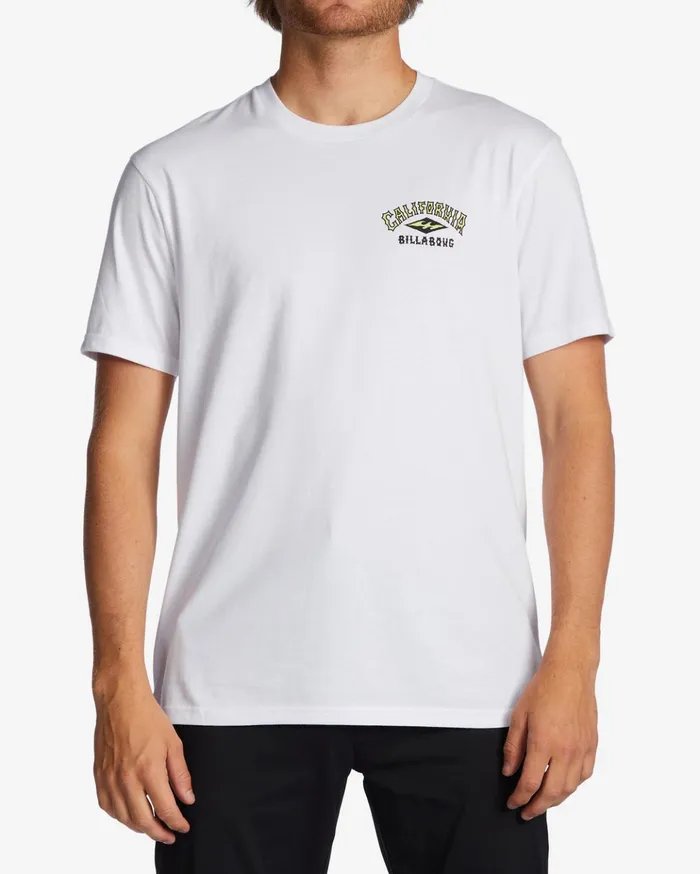 Billabong CA Arch TShirt White Men TShirts