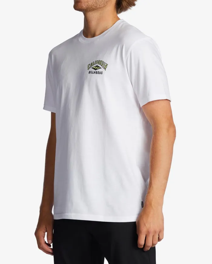 Billabong CA Arch TShirt White Men TShirts Billabong CA Arch TShirt White Men TShirts