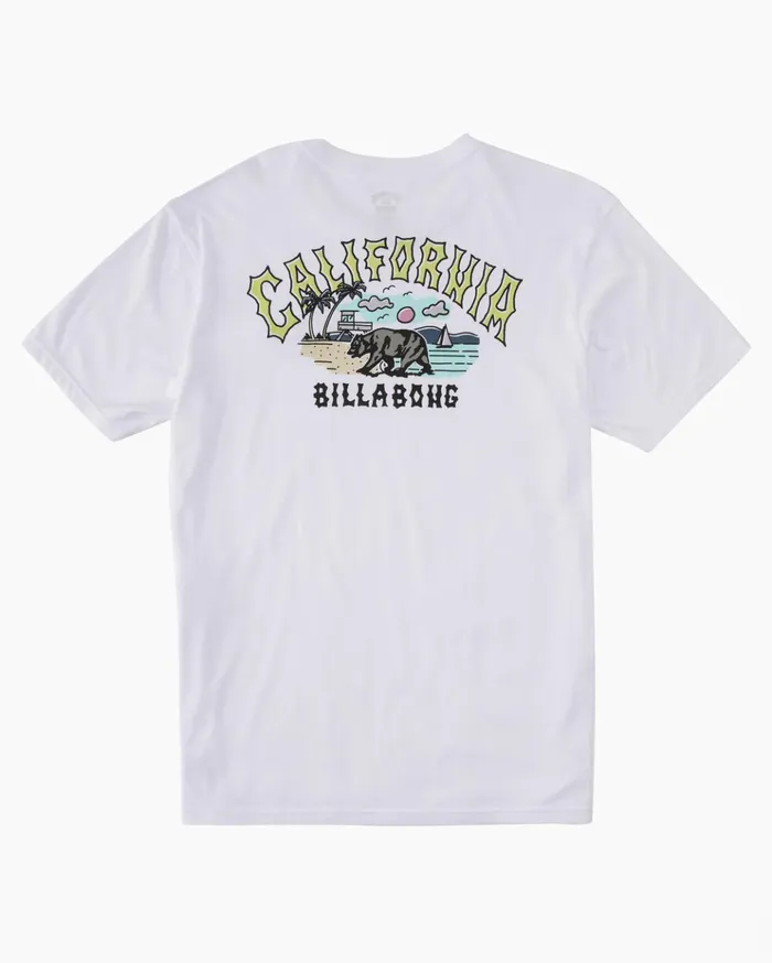 Billabong CA Arch TShirt White Men TShirts Billabong CA Arch TShirt White Men TShirts