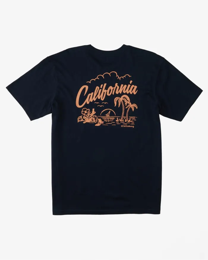 Billabong CA Greeter TShirt Navy Men TShirts Billabong CA Greeter TShirt Navy Men TShirts