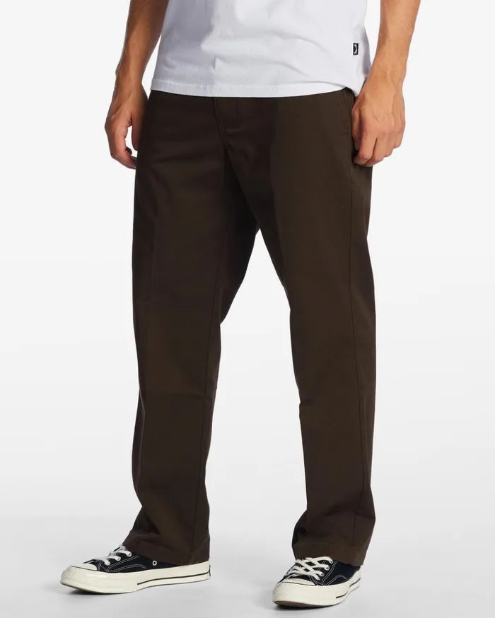 Billabong Carter Workwear Pants Dark Brown Men Jeans and Pants Billabong Carter Workwear Pants Dark Brown Men Jeans and Pants