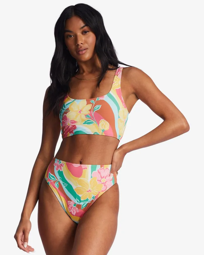 Billabong Chasin Sunbeams Rise Bikini Bottoms Multi Women Bikinis Billabong Chasin Sunbeams Rise Bikini Bottoms Multi Women Bikinis