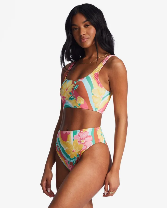 Billabong Chasin Sunbeams Tank Bikini Top Multi Women Bikinis Billabong Chasin Sunbeams Tank Bikini Top Multi Women Bikinis