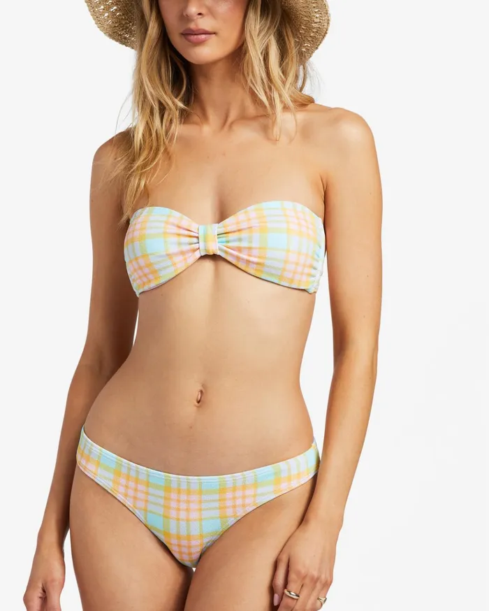 Billabong Check Please Cocoa Skimpy Bikini Bottoms Multi Women Bikinis Billabong Check Please Cocoa Skimpy Bikini Bottoms Multi Women Bikinis