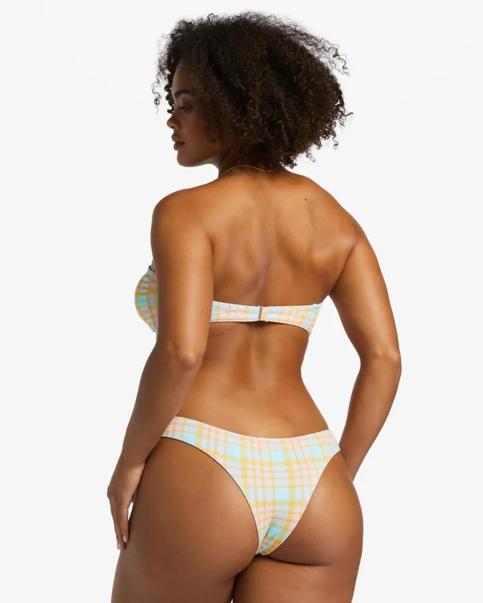 Billabong Check Please Cocoa Skimpy Bikini Bottoms Multi Women Bikinis Billabong Check Please Cocoa Skimpy Bikini Bottoms Multi Women Bikinis