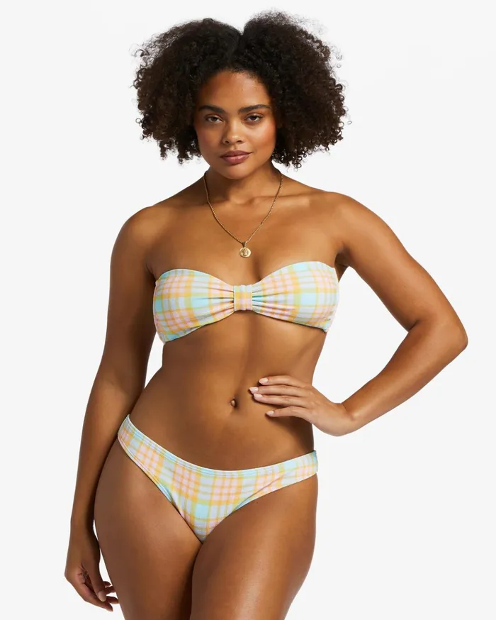 Billabong Check Please Cocoa Skimpy Bikini Bottoms Multi Women Bikinis Billabong Check Please Cocoa Skimpy Bikini Bottoms Multi Women Bikinis