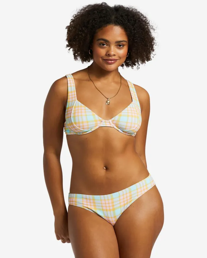 Billabong Check Please Emma Underwired Bikini Top Multi Women Bikinis Billabong Check Please Emma Underwired Bikini Top Multi Women Bikinis