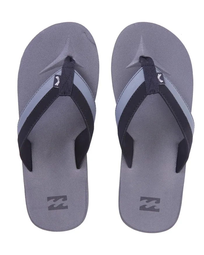 Billabong Classic Nubuck Sandals Charcoal Men Flip Flops
