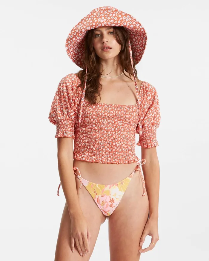Billabong Coastal Sands Knit Top Rose Clay Women Tops Billabong Coastal Sands Knit Top Rose Clay Women Tops