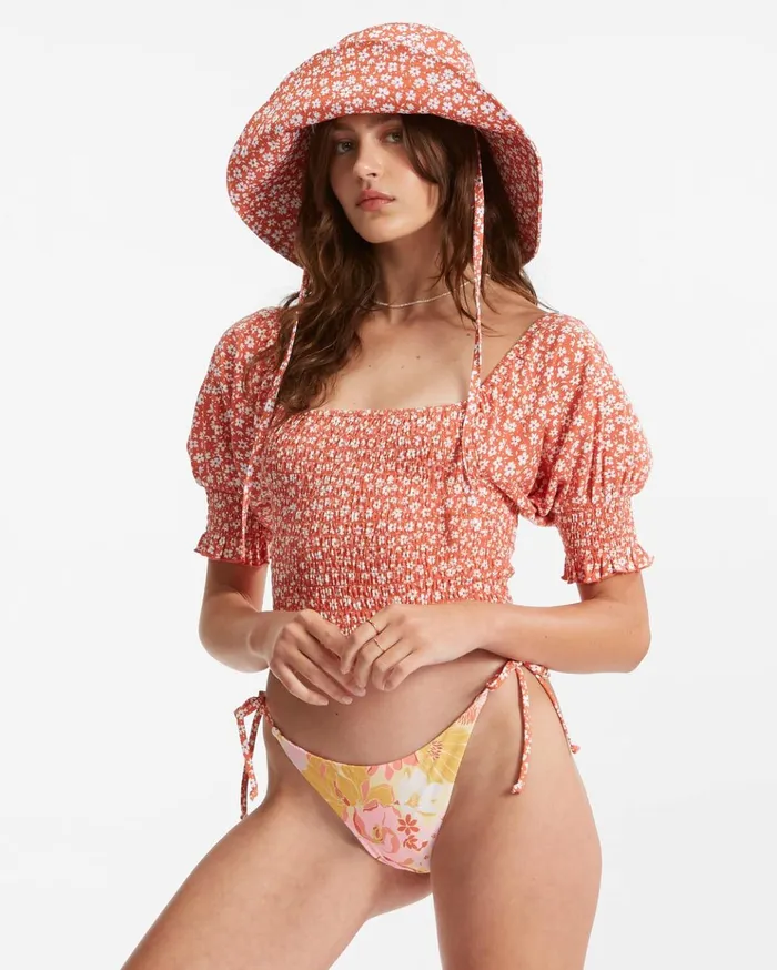 Billabong Coastal Sands Knit Top Rose Clay Women Tops Billabong Coastal Sands Knit Top Rose Clay Women Tops
