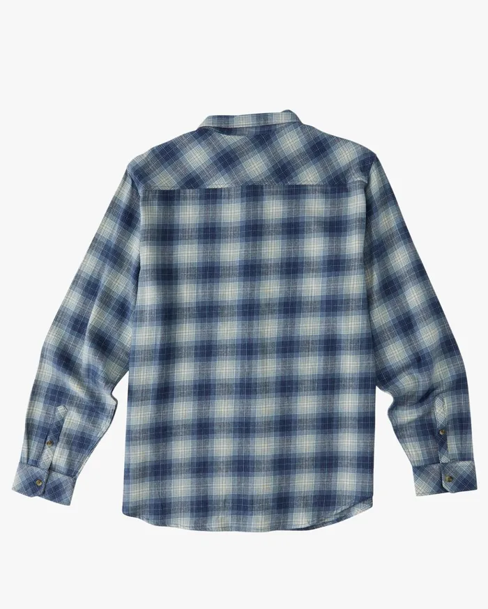 Billabong Coastline Flannel Shirt Dusty Blue Men Shirts Billabong Coastline Flannel Shirt Dusty Blue Men Shirts