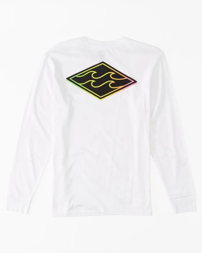 Billabong Crayon Wave Long Sleeve TShirt White Men TShirts Billabong Crayon Wave Long Sleeve TShirt White Men TShirts