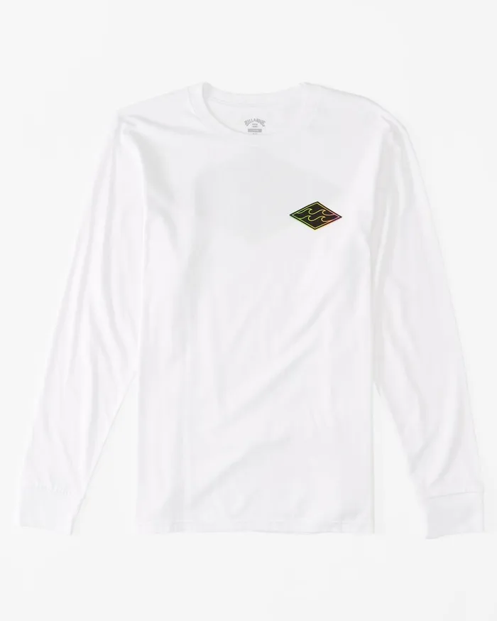 Billabong Crayon Wave Long Sleeve TShirt White Men TShirts Billabong Crayon Wave Long Sleeve TShirt White Men TShirts