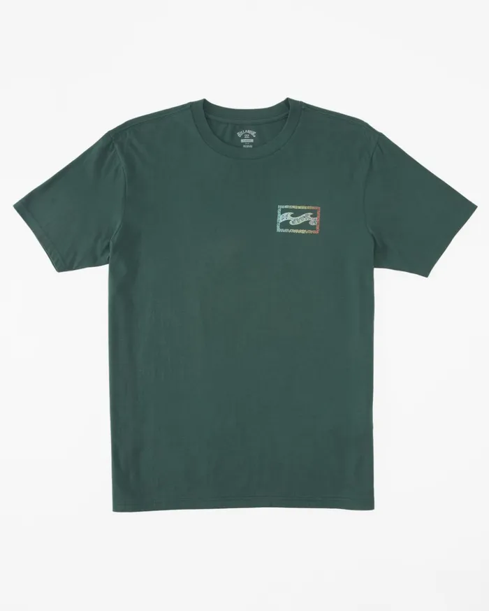 Billabong Crayon Wave TShirt Cypress Men TShirts Billabong Crayon Wave TShirt Cypress Men TShirts