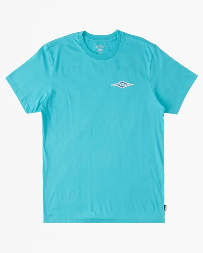 Billabong Crayon Wave TShirt Dark Mint Men TShirts Billabong Crayon Wave TShirt Dark Mint Men TShirts