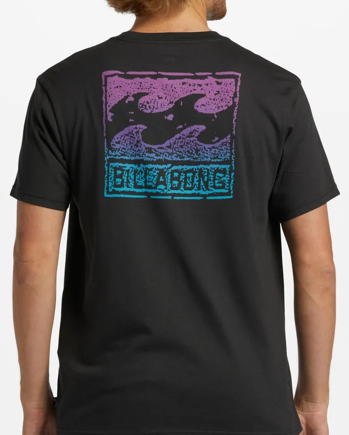 Billabong Crayon Wave TShirt Washed Black Men TShirts Billabong Crayon Wave TShirt Washed Black Men TShirts
