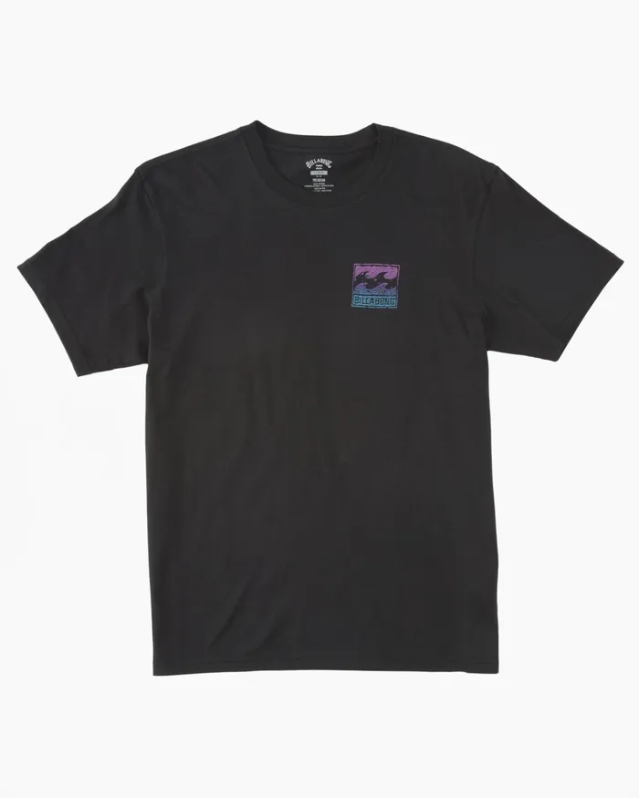 Billabong Crayon Wave TShirt Washed Black Men TShirts Billabong Crayon Wave TShirt Washed Black Men TShirts