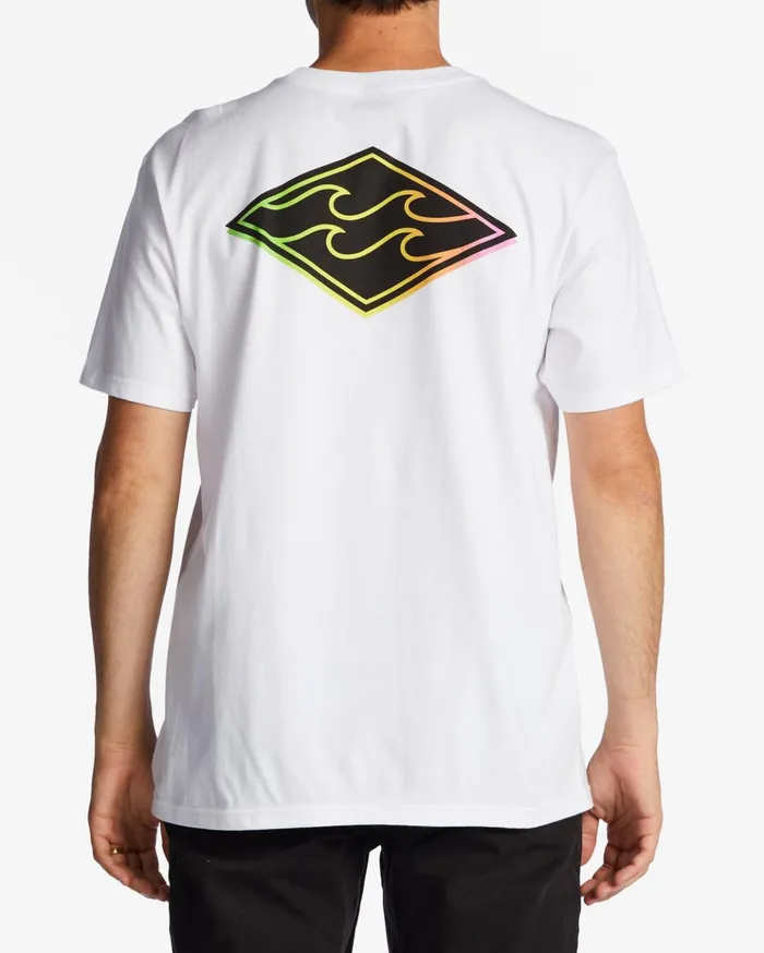 Billabong Crayon Wave TShirt White Men TShirts Billabong Crayon Wave TShirt White Men TShirts