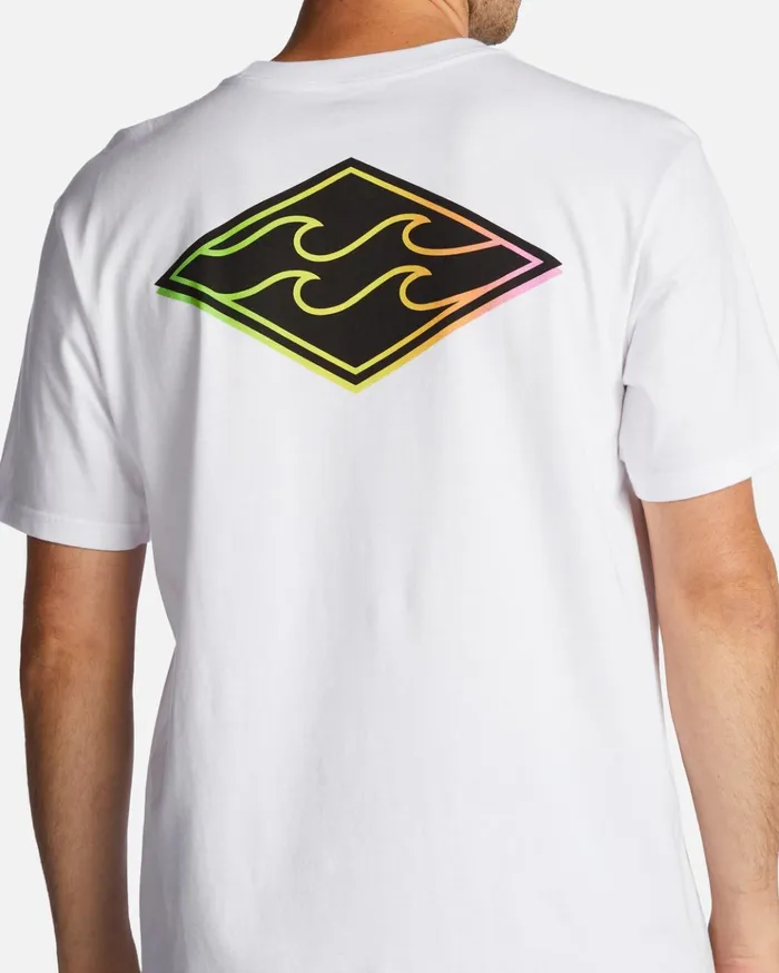 Billabong Crayon Wave TShirt White Men TShirts Billabong Crayon Wave TShirt White Men TShirts