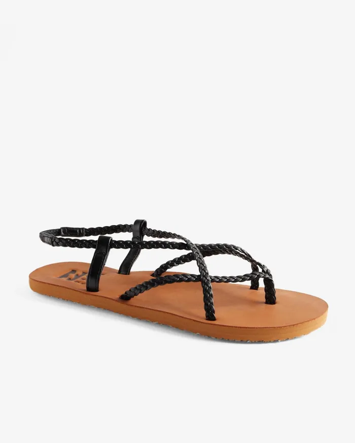 Billabong Crossing By Braided Sandals Off Black Women Shoes Billabong Crossing By Braided Sandals Off Black Women Shoes