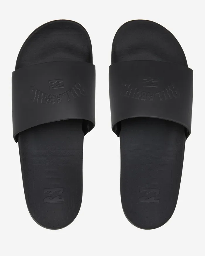 Billabong Cush Slide Sandals Black Men Flip Flops