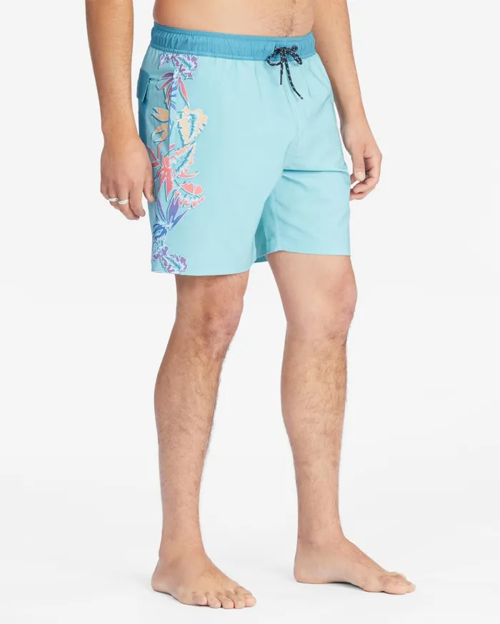 Billabong D Bah Layback Boardshorts 17quot Haze Men Side Pockets Billabong D Bah Layback Boardshorts 17quot Haze Men Side Pockets