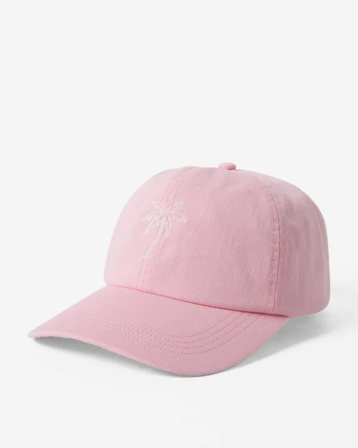 Billabong Dad Cap Strapback Hat Light Pink Trails Women Hats and Beanies