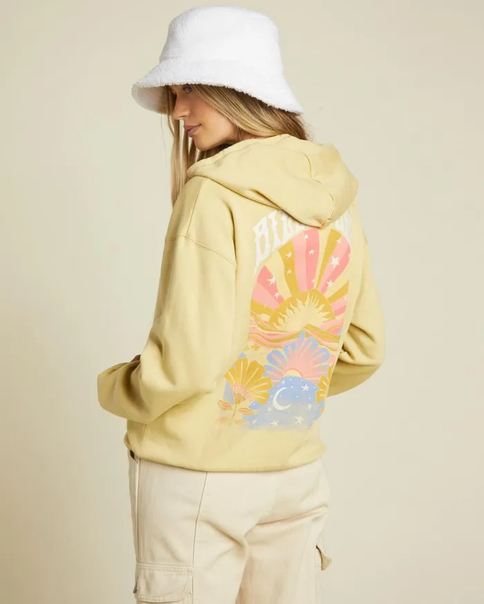 Billabong Day Dreamin Pullover Hoodie Faded Cactus Women Hoodies and Fleece Billabong Day Dreamin Pullover Hoodie Faded Cactus Women Hoodies and Fleece