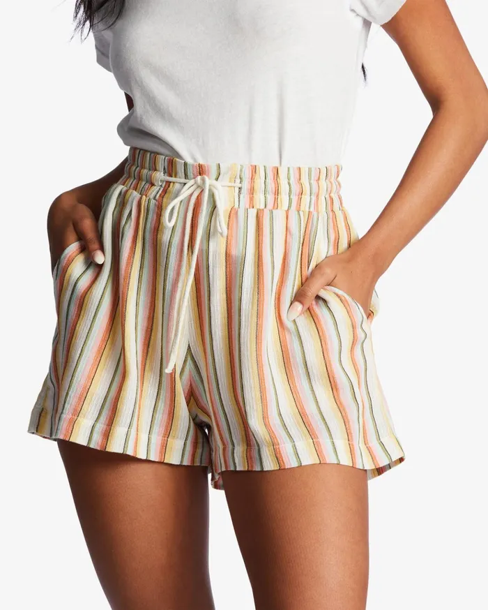Billabong Day Tripper Elastic Shorts Avocado Women Essentials Billabong Day Tripper Elastic Shorts Avocado Women Essentials