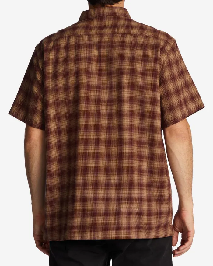 Billabong Daybreak Short Sleeve Shirt Port Men Shirts Billabong Daybreak Short Sleeve Shirt Port Men Shirts