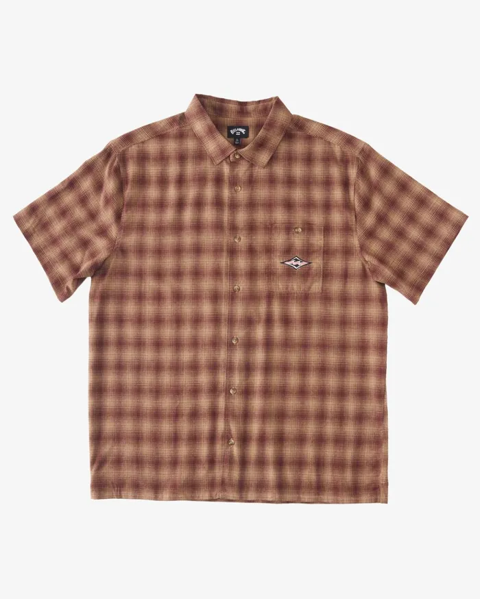 Billabong Daybreak Short Sleeve Shirt Port Men Shirts Billabong Daybreak Short Sleeve Shirt Port Men Shirts