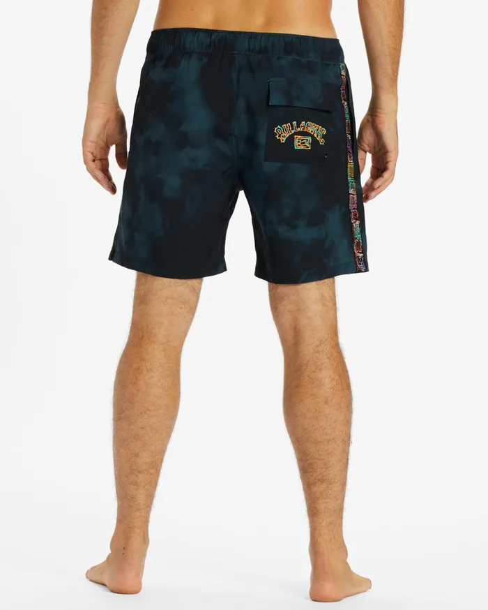 Billabong DBah Layback Boardshorts 17quot Black Men Elastic Waist Boardshorts Billabong DBah Layback Boardshorts 17quot Black Men Elastic Waist Boardshorts