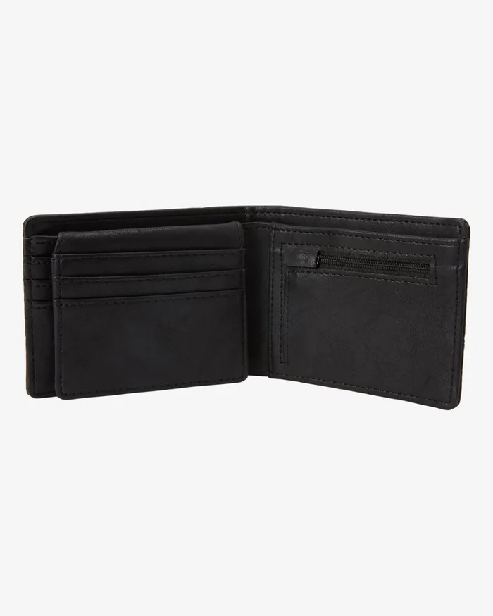 Billabong Dimension BiFold Wallet Black Grain Men Wallets Billabong Dimension BiFold Wallet Black Grain Men Wallets