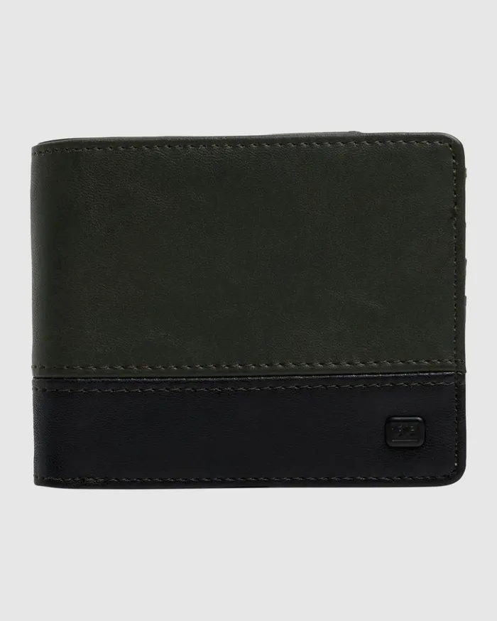 Billabong Dimension BiFold Wallet Military Black Men Wallets