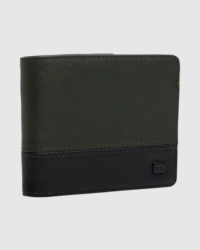 Billabong Dimension BiFold Wallet Military Black Men Wallets Billabong Dimension BiFold Wallet Military Black Men Wallets
