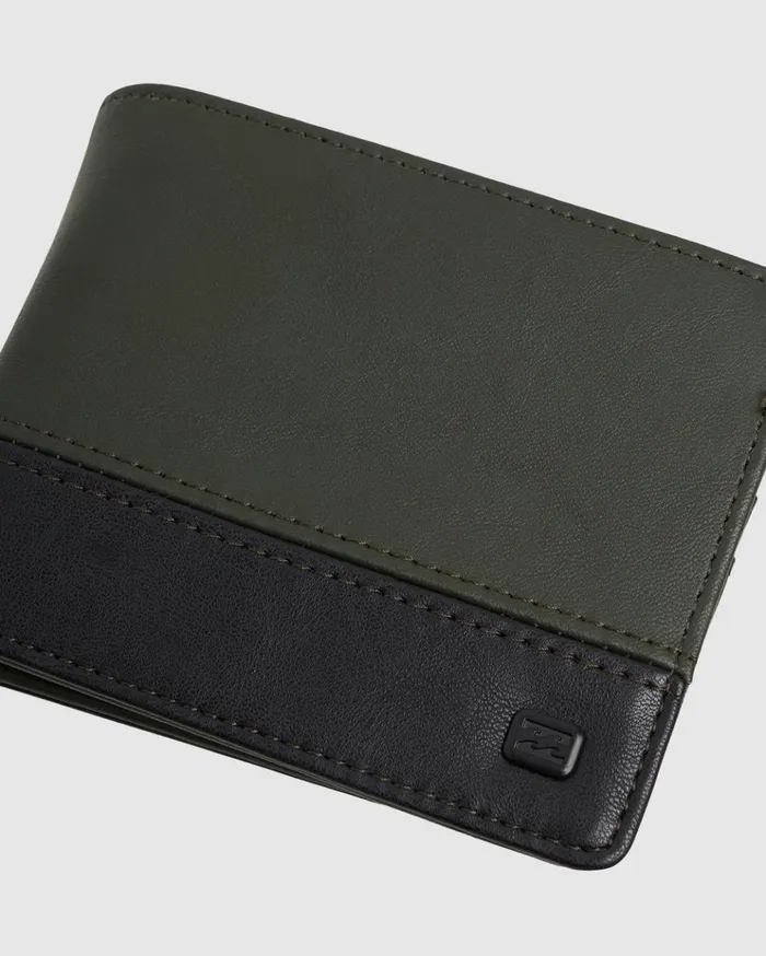 Billabong Dimension BiFold Wallet Military Black Men Wallets Billabong Dimension BiFold Wallet Military Black Men Wallets