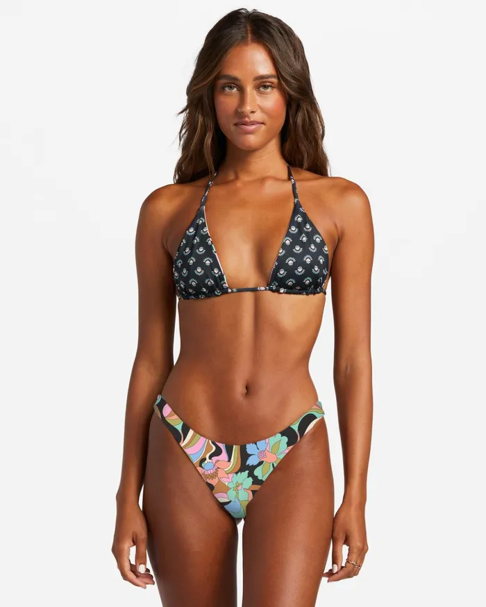 Billabong Dont Trip Reversible Triangle Bikini Top Black Pebble Women Bikinis Billabong Dont Trip Reversible Triangle Bikini Top Black Pebble Women Bikinis