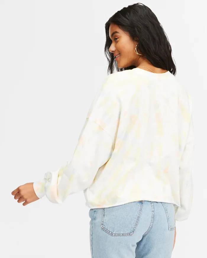 Billabong Dreamy Hues Crewneck Sweatshirt Multi Women Hoodies and Fleece Billabong Dreamy Hues Crewneck Sweatshirt Multi Women Hoodies and Fleece