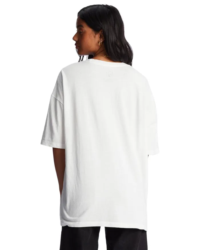 Billabong Easy Tiger Oversized TShirt Salt Crystal Women Graphic Tees and Tanks Billabong Easy Tiger Oversized TShirt Salt Crystal Women Graphic Tees and Tanks