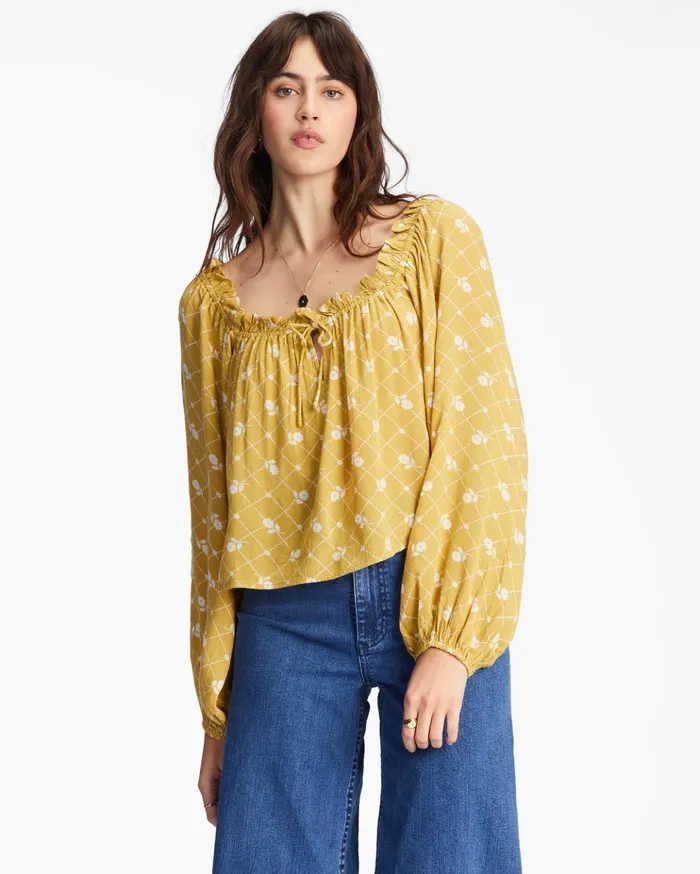 Billabong Fall In Love Long Sleeve Top Multi 1 Women Tops Billabong Fall In Love Long Sleeve Top Multi 1 Women Tops