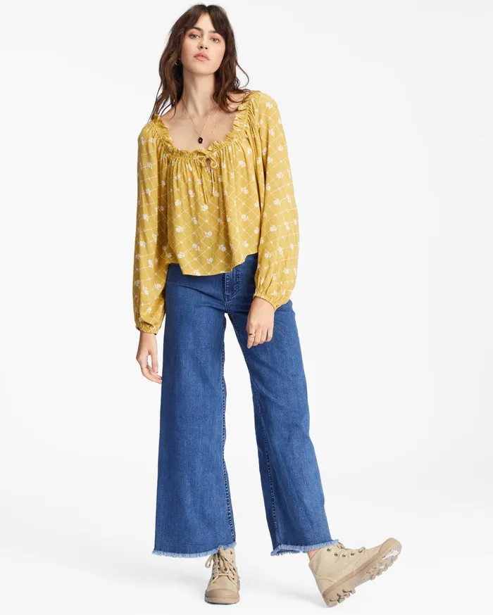 Billabong Fall In Love Long Sleeve Top Multi 1 Women Tops Billabong Fall In Love Long Sleeve Top Multi 1 Women Tops