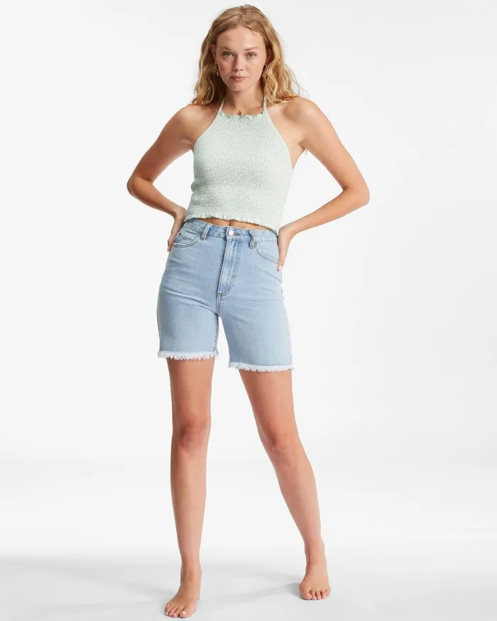 Billabong Feels Like Summer Tank Top Mint To Be Women Tops Billabong Feels Like Summer Tank Top Mint To Be Women Tops
