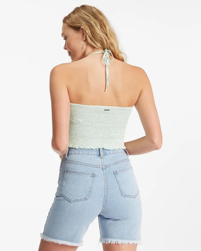 Billabong Feels Like Summer Tank Top Mint To Be Women Tops Billabong Feels Like Summer Tank Top Mint To Be Women Tops