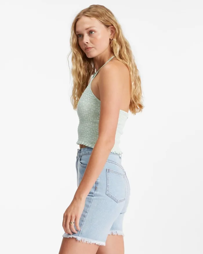Billabong Feels Like Summer Tank Top Mint To Be Women Tops Billabong Feels Like Summer Tank Top Mint To Be Women Tops
