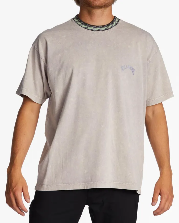 Billabong Felix TShirt Grey Violet Men TShirts