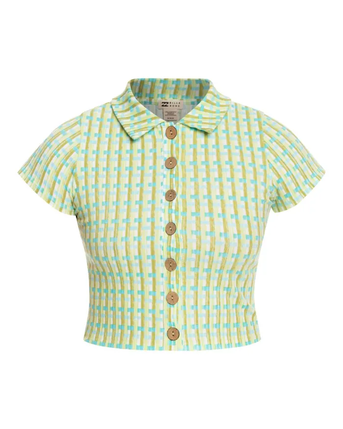 Billabong Forever Friend Rib Knit Top Ocean Eyes Women Tops Billabong Forever Friend Rib Knit Top Ocean Eyes Women Tops
