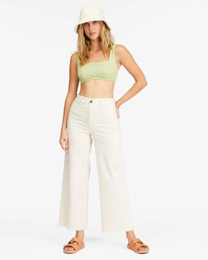 Billabong Free Fall HighWaist Pants Antique White Women Pants Billabong Free Fall HighWaist Pants Antique White Women Pants