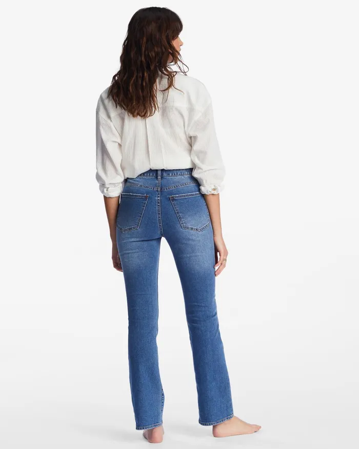 Billabong Get It Straight Fit Jeans True Blue Women Pants Billabong Get It Straight Fit Jeans True Blue Women Pants
