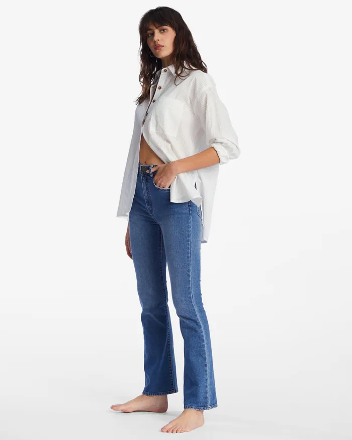 Billabong Get It Straight Fit Jeans True Blue Women Pants Billabong Get It Straight Fit Jeans True Blue Women Pants